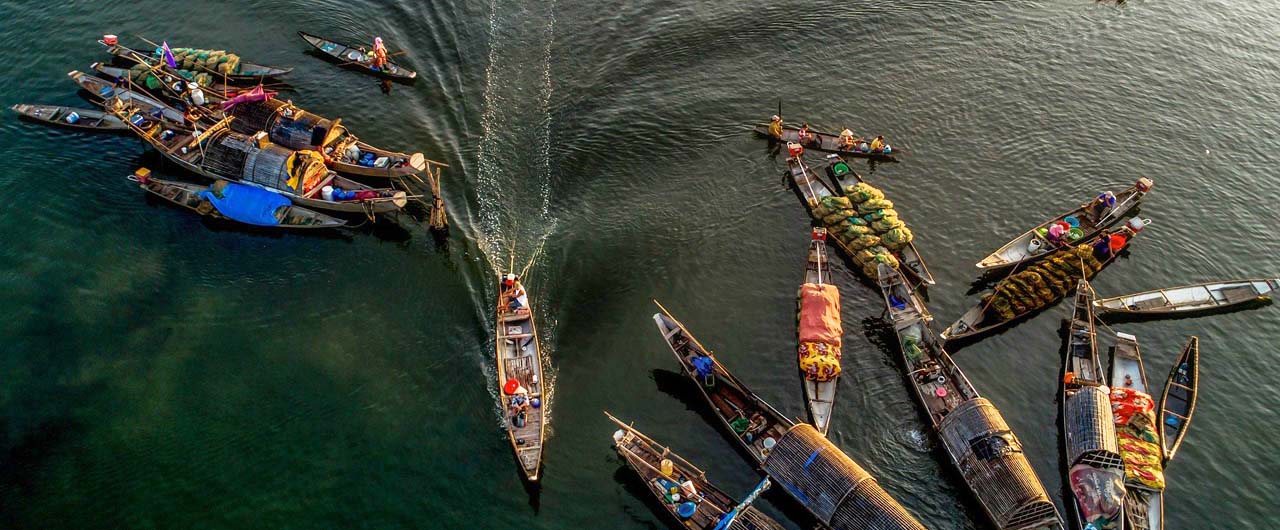 Image of boats in Vietnam. Vietnam is home of the Boarding and High School Fair Vietnam