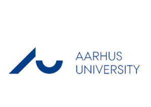 Logo of Aarhus University of Denmark, one of the many international exhibitors at the graduate study abroad fair in Germany