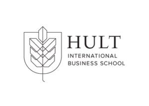 Logo of Hult International Business School, participant at the annual master education fair in Berlin