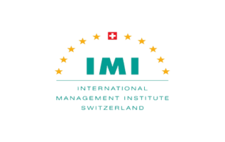 Logo of IMI Management Institute of Switzerland, a leading business school and exhibitor at the education fairs in Vietnam