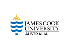 Logo of James Cook University, Singapore campus, participants of the Vietnam Education Fairs.