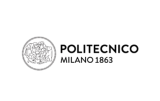 Logo of Politechnico de Milano (italy), presenting their school at the annual online study abroad fair in the Balkans
