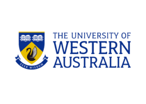 Logo of the University of Western Australia, exhibitor at the master study abroad fair in Moscow